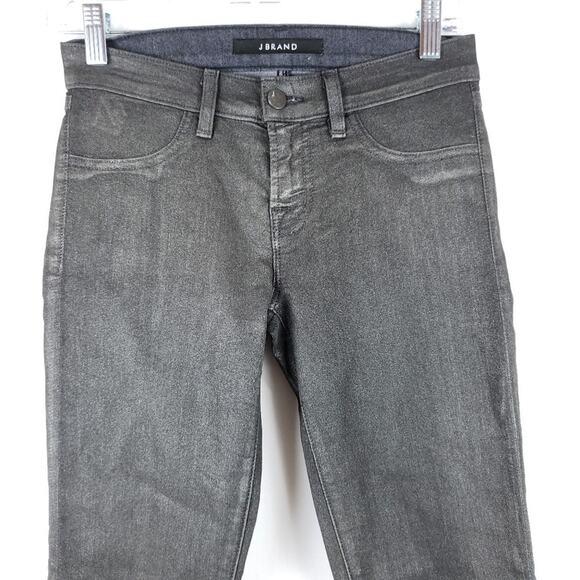 J Brand Wax Coated Super Skinny Pants Size 26 - Picture 3 of 7